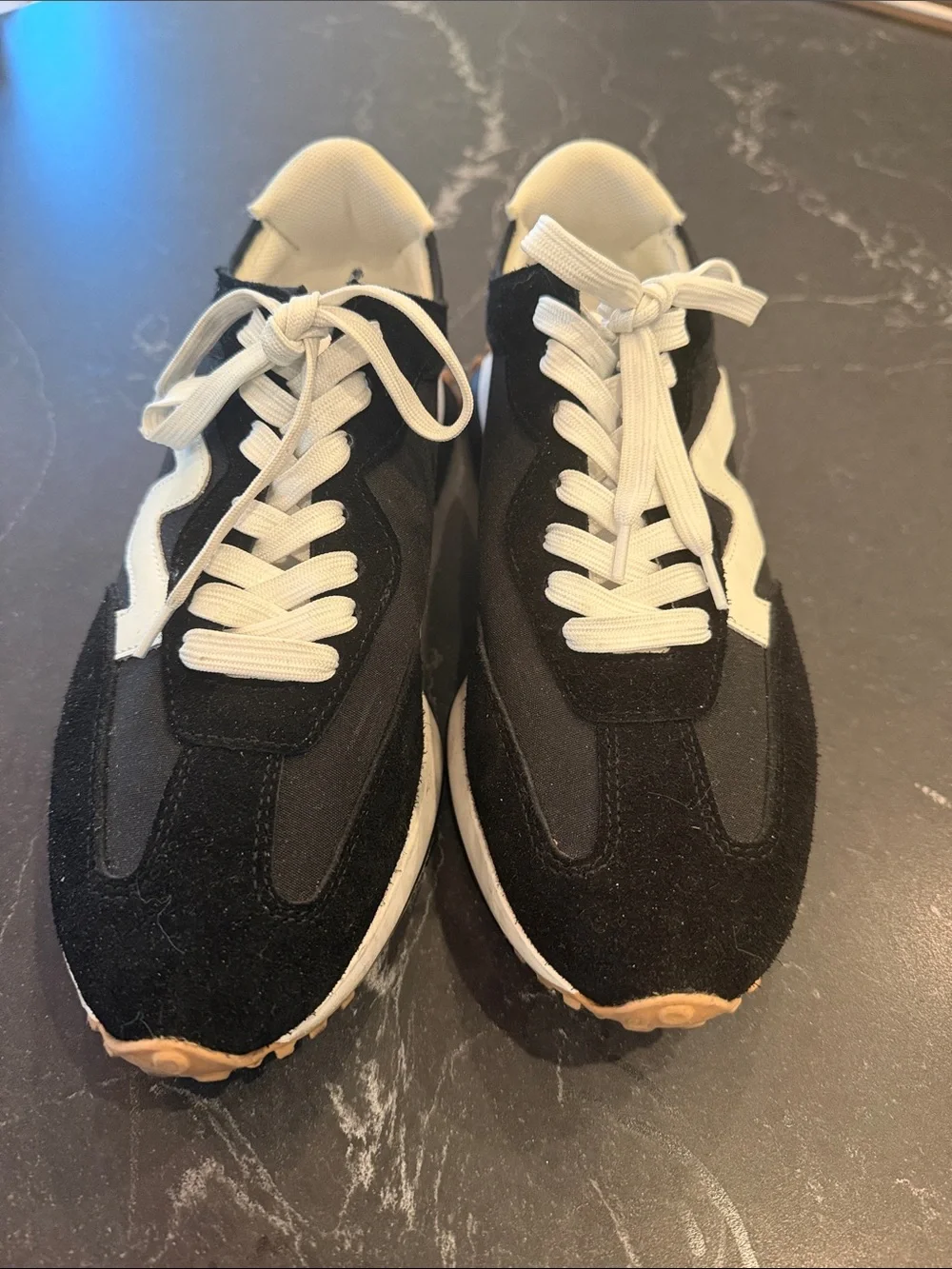 Steve Madden Black and White Retro  Sneakers